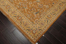 6' x 8'7" Hand Knotted Wool Tabriz 16/18 Pak Persian 300 KPSI Area Rug Caramel