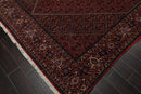 8x10 Red Hand Knotted Wool Authentic Bidjar medallion 300 KPSI Persian Oriental Area Rug