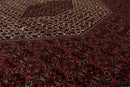8x10 Red Hand Knotted Wool Authentic Bidjar medallion 300 KPSI Persian Oriental Area Rug