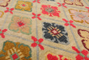 3'11" x 5'8" Swiss Wash Hand Knotted Wool Tibetan Classic Phurba Dorje Area Rug