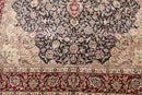 6'8" x 9'' Hand Knotted Wool Tabriz 16/18 Pak Persian 300 KPSI Area Rug Navy