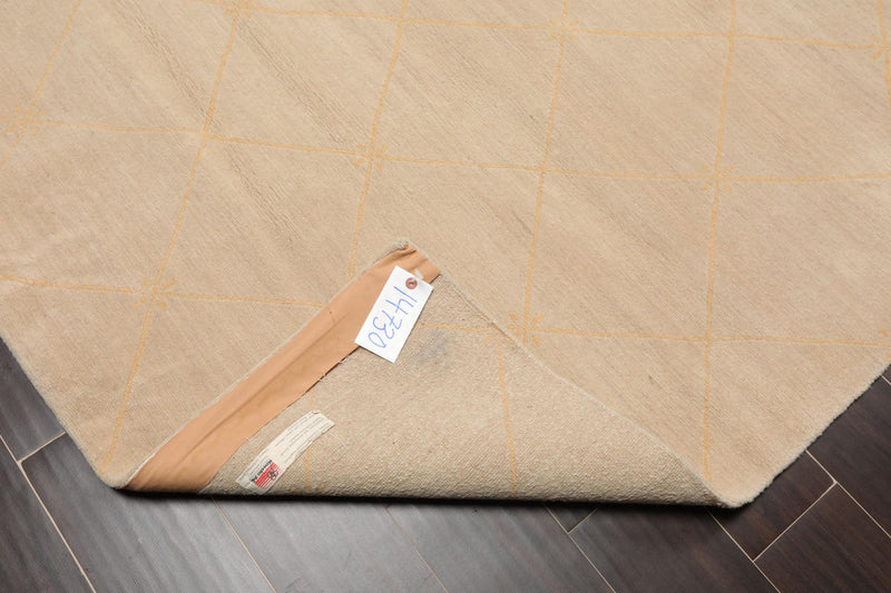 4'x 5'11" Hand Knotted Tibetan Wool Swiss Wash Area Rug