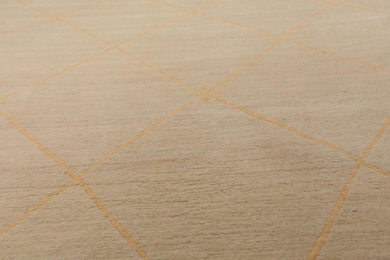 4'x 5'11" Hand Knotted Tibetan Wool Swiss Wash Area Rug