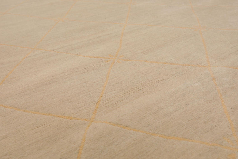 4'x 5'11" Hand Knotted Tibetan Wool Swiss Wash Area Rug