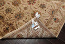 5'11" x 8'9" Hand Knotted 100% Wool Traditional Agra Oriental Area Rug Beige