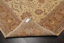 8'2" x 11'4" Hand Knotted Wool Stone Wash Peshawar Vegetable Dyes Area Rug Beige