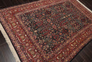 5'9"x8'9" Authentic Vintage Hand Knotted Turkish Hereke 200KPSI Area Rug Black