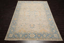 9x12 Gray Hand Knotted Traditional Afghan Oushak Wool Oriental Area Rug