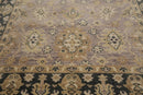 9'x12' Hand Knotted Oushak 100% Wool Transitional Oriental Area Rug Gray, Moss Color