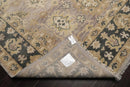 9'x12' Hand Knotted Oushak 100% Wool Transitional Oriental Area Rug Gray, Moss Color