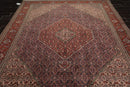 8x11 Navy, Rust Hand Knotted 100% Wool 250 KPSI Authentic Mahi Tabrizz Oriental Area Rug