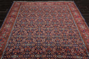 6'10" x 10'5" Hand Knotted 100% Wool Authentic Heraati Oriental Area Rug Navy