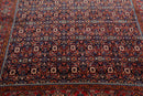 6'10" x 10'5" Hand Knotted 100% Wool Authentic Heraati Oriental Area Rug Navy