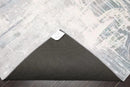 5x7 Modern & Contemporary Non-Skid Backing Oriental Area Rug Gray,Beige Zules