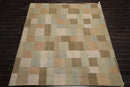 8' x 9'11" Modern & Contemporary 100% Wool Oriental Area Rug Moss