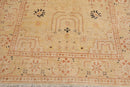 5' 3''x7' 10'' Hand Knotted Chobi Peshawar 100% Wool Traditional Oriental Area Rug Beige, Tan Color