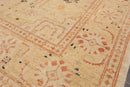 5' 3''x7' 10'' Hand Knotted Chobi Peshawar 100% Wool Traditional Oriental Area Rug Beige, Tan Color