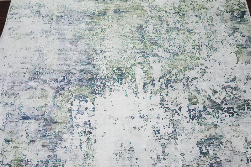 5' x 7' LoomBloom Micro Printed Cotton Herizz Modern Oriental Area Rug Beige