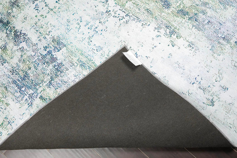 5' x 7' LoomBloom Micro Printed Cotton Herizz Modern Oriental Area Rug Beige