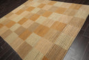 7'11" x 9'8" Hand Knotted Swiss Wash Tibetan Area Rug Beige