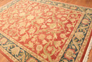 8' x 11’1" Renaissance Hand Knotted 100% Wool Oriental Area Rug Burnt Orange