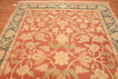 8' x 11’1" Renaissance Hand Knotted 100% Wool Oriental Area Rug Burnt Orange
