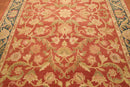 8' x 11’1" Renaissance Hand Knotted 100% Wool Oriental Area Rug Burnt Orange