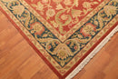 8' x 11’1" Renaissance Hand Knotted 100% Wool Oriental Area Rug Burnt Orange