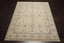 8x10 Beige Hand Knotted Traditional Wool Oriental Area Rug
