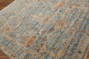 7' 10''x10' Hand Knotted Muted Turkish Oushak 100% Wool  Traditional  Oriental Area Rug Gray,Aqua Color