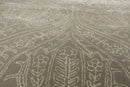 8' x 11' Handmade Wool & Art Silk Patterned Transitional Area Rug Gray Caledon