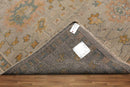 7' 10''x9' 10'' Hand Knotted Muted Turkish Oushak 100% Wool Traditional Oriental Area Rug Taupe, Peach Color