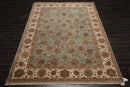 8'6" x 11'9" Hand Knotted 100% Wool Traditional Agra Oriental Area Rug Aqua
