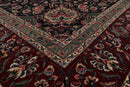 8'10" x 12'4" Hand Knotted 100% Wool Yaazd Sino 300 KPSI Oriental Area Rug Navy