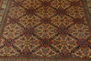 6'6" x 9'8" Hand Knotted 100% Wool Superfine 200 KPSI Oriental Area Rug Tan