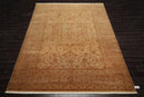 9x12 Tan, Taupe Hand Knotted Persian 100% Wool Traditional 250 KPSI Oriental Area Rug