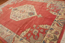 8’11" x 12’1" Hand Knotted Romanian Seraapi Wool Oriental Area Rug Apricot