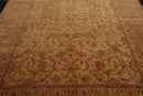 9x12 Tan, Taupe Hand Knotted Persian 100% Wool Traditional 250 KPSI Oriental Area Rug