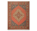 9' x 12' Hand Knotted Romanian Hamadaan 100% Wool Traditional Area Rug Tea Rose