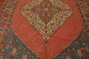 9' x 12' Hand Knotted Romanian Hamadaan 100% Wool Traditional Area Rug Tea Rose