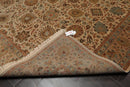 8' x 9'11" Hand Knotted Wool Traditional Agra 200 KPSI Oriental Area Rug Beige