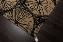 7'9" x 9'9" Handmade 100% Wool Earth Modern Oriental Area Rug Beige, Black