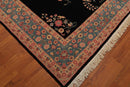 8’3" x 11’5" Hand Knotted Romanian Sarook Wool Oriental Area Rug full pile Black