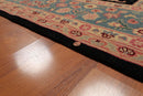 8’3" x 11’5" Hand Knotted Romanian Sarook Wool Oriental Area Rug full pile Black