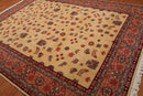 9’1" x 12’2" Hand Knotted Romanian Kashaan 100% Wool Oriental Area Rug Beige