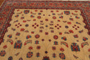 9’1" x 12’2" Hand Knotted Romanian Kashaan 100% Wool Oriental Area Rug Beige
