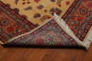 9’1" x 12’2" Hand Knotted Romanian Kashaan 100% Wool Oriental Area Rug Beige