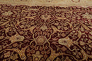 7'10" x 10'1" Hand Knotted 100% Wool Jaipur 200 KPSI Oriental Area Rug Maroon