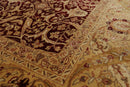 7'10" x 10'1" Hand Knotted 100% Wool Jaipur 200 KPSI Oriental Area Rug Maroon