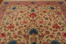 8’11" x 12’ Hand Knotted Romanian Kaashan Traditional Oriental Area Rug Beige